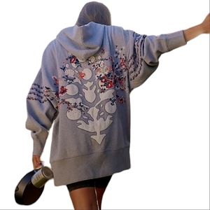 Free People Movement At My Best Embroidered Pullover (EUC)